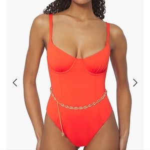 NWT WeWoreWhat Danielle One-Piece Swimsuit
